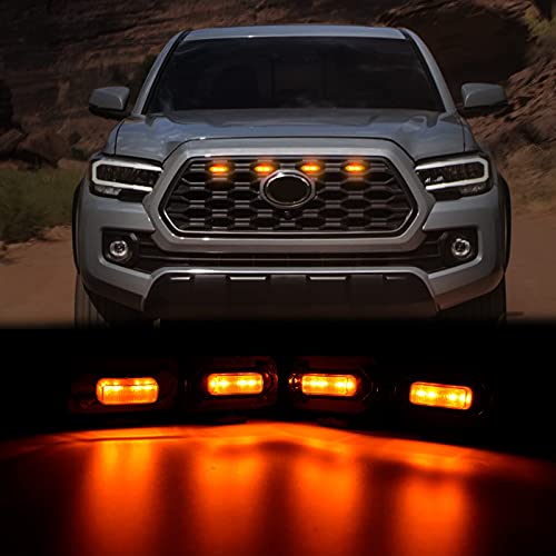 Amber Grill Lights Grill light Amber Raptor Grille Lights for