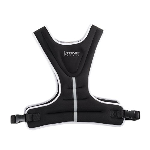 Tone Fitness 8lb Weighted Vest, Black - Thumbnail 7