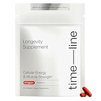 Timeline Mitopure Urolithin A Supplement Softgels - Clinically Proven Support for Healthy Aging and Cellular Renewal - Mitoceutical for Muscle Support and Longevity