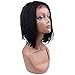 HAIR WAY Box Braided Wigs Bob Lace Front Wig for Black Women Glueless Short Bob Braided Lace Wig with Baby Hair for Daily Wear Half Hand Tied 12inches #1