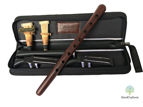SALE - Professional Armenian DUDUK, leather case, 2 Pro reeds, Apricot Wood Flute Oboe Balaban Woodwind Instrument - Key A duduk with leather case - Playing Instruction