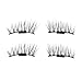 False Magnetic Eyelashes, Outtop Hot Sell Natural 3D Reusable Extension Eye Lashes for Dramatic Costume, 0.2mm Ultra Thin for Deep Set Eyes & Round Eyes Makeup Accessories (A)