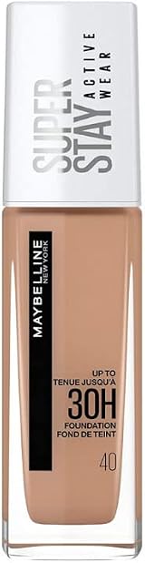Maybelline New York SuperStay Active Wear Full Coverage Foundation 40 Fawn 30H