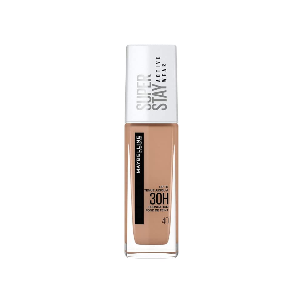 Maybelline New York Superstay Active Wear Full Coverage 30 Hour Long-Lasting Liquid Foundation 40 Fawn — image 1