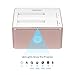 [Rose Gold] UNITEK Aluminum USB 3.0 to SATA Dual Bay USB 3.0 Hard Drive Docking Station with Offline Clone Function/ Hard Drive Duplicator, For 2.5 3.5 Inch HDD SSD SATA I/ II/ III up to 8TB & UASP