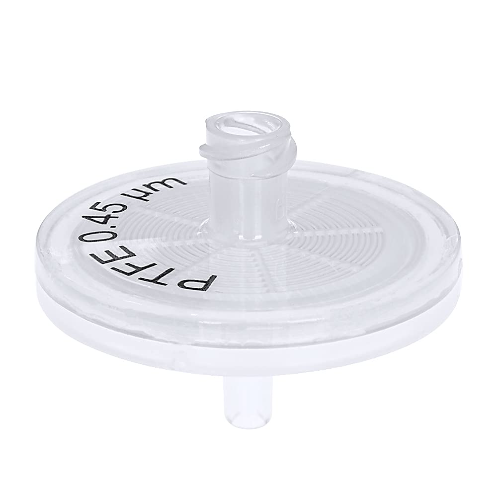 GVS Filter Technology, Syringe Filter, ABLUO, 25mm, PTFE Membrane, 0.45µm, PP Housing, 10/pk
