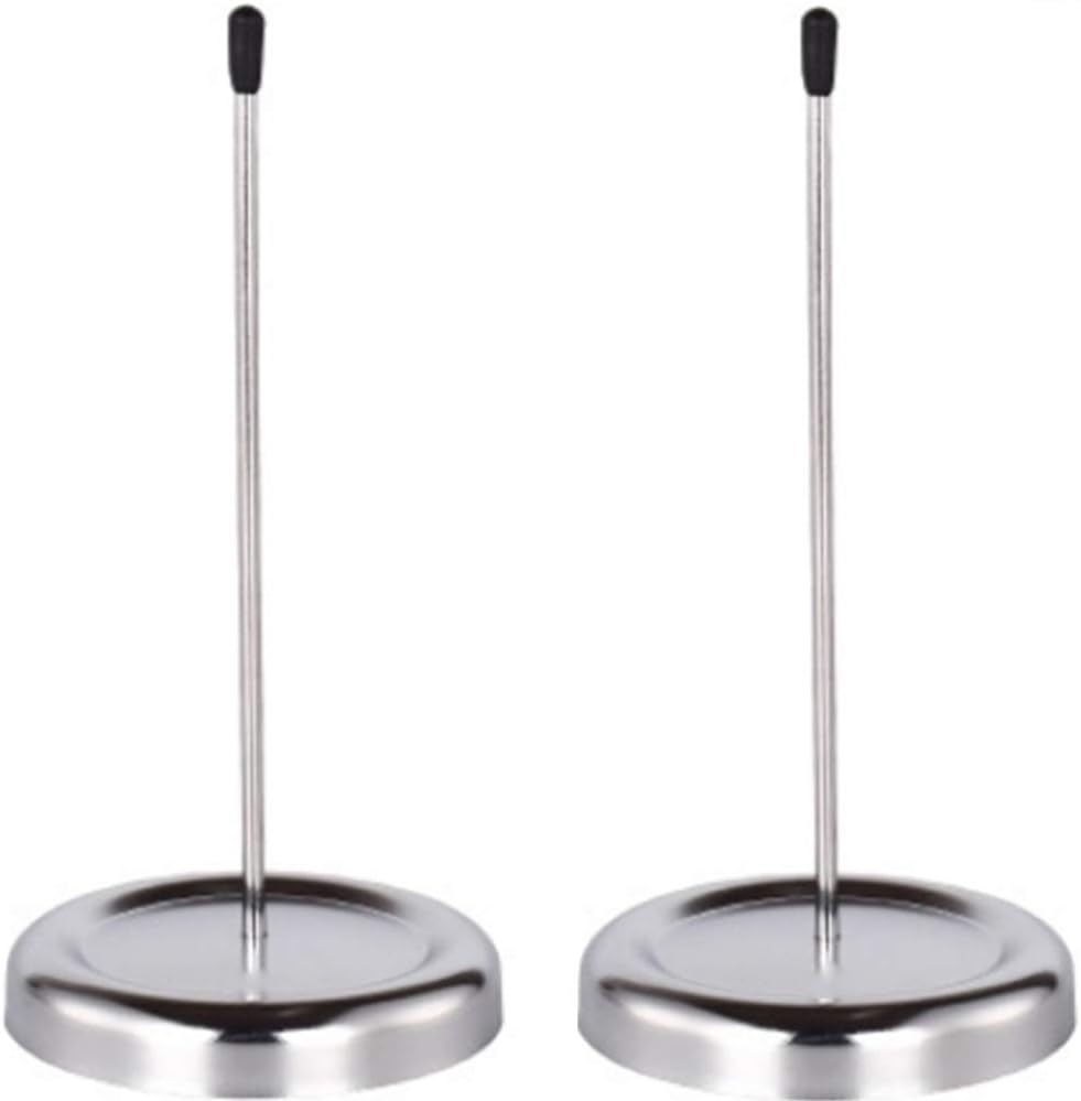 2PCS Desk Straight Rod Paper Holder Stainless Steel