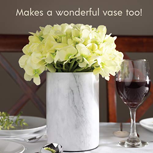 Homeries Marble Wine Chiller Bucket Wine & Champagne Cooler for