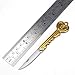 EDO 3 Pcs Cute Keychain Folding Pocket Knife, Self Defense Camping Outdoor Survival Folding Knife Mini Key Shaped Knife Gift(Multicolor, Gold, Silver)