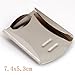 silver double-sided money clip gift ideas for men stainless streel Money Clip By Y&G MC1036 Silver