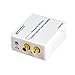 J-Tech Digital ® Premium Quality RCA L/R Analog Audio to Optical SPDIF/Coaxial Digital Converter with 3.5mm Jack Support Headphone/Speaker Outputs (Analog to Digital)