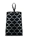 The Mod Mobile Auto Trash (Moroccan Trellis - Black and Dark Grey) car Trash Bag Litter Bag Garbage can for Your Automobile