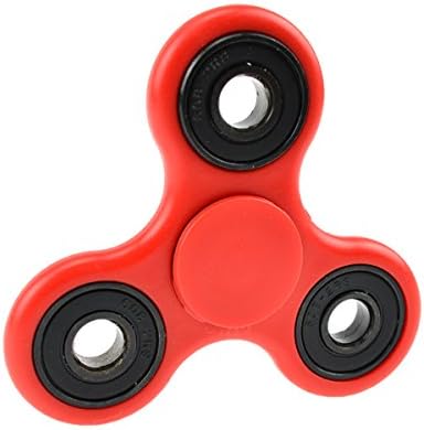 Willgo Tri-Fidget Hand Spinner-Fidget Spinner Focus Toy Good for ADHD EDC Hand Killing Time (red, free)