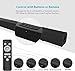 Sound Bar,Meidong Sound Bars for TV 60 Watts 43 inch Wireless and Wired Bluetooth Soundbar Home Theater Surround Speakers with Optical Cable and Remote Control【2019 Updated】thumb 2