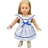 Shero 12 - 16 Inches Baby Doll's Dress Sailor Dress