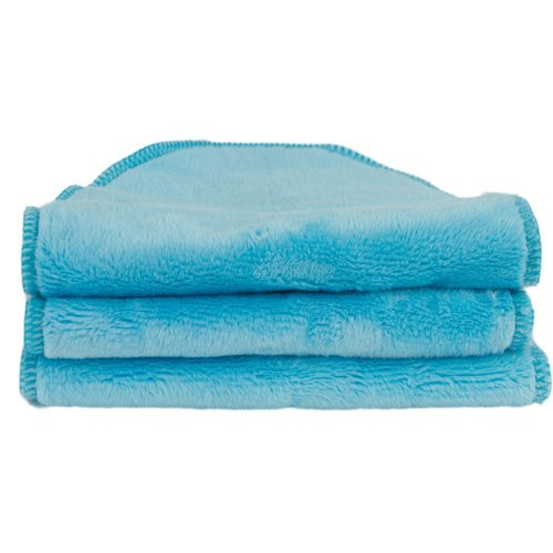 Blooming Bath - Petals Washcloths / Towels (Turquoise - 3 Pack)