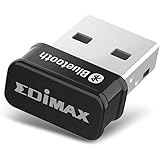 Edimax Bluetooth Adapter for PC, BT 5.0 EDR Nano USB Dongle, Fast Transfer, Bluetooth Headphones Headset Speakers Keyboard Mo