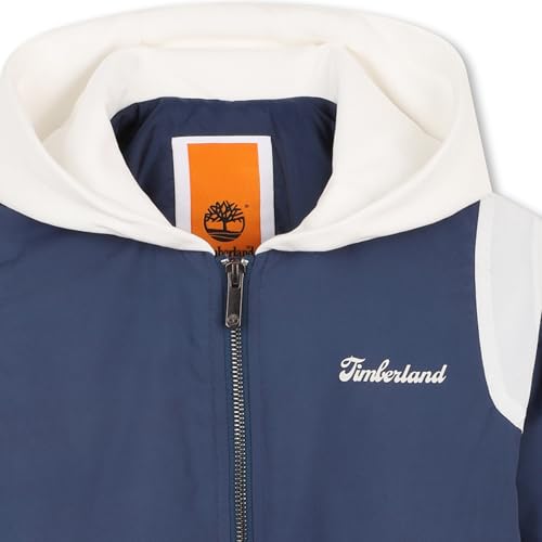 Timberland Chaqueta con capucha para niño, azul, 4 años