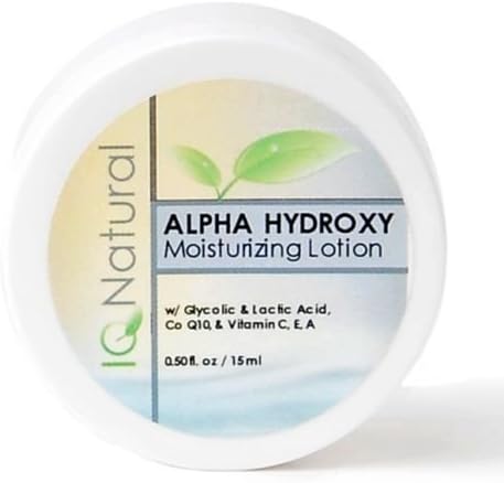 Glycolic Lactic Acid CoQ10 Vitamin C Moisturizer Exfoliate Hyperpigmentation