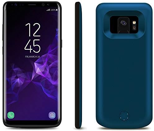 HQXHB Battery Case For Galaxy Note 9 5000mAh Portable Charger Case External Battery Pack Rechargeable Power Bank Case Backup Extended Battery Charging Case For Samsung Galaxy Note 9 - Blue