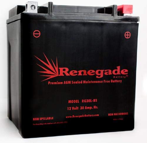 RG30L-BS; Polaris (2010, 2011, 2012, 2013, 2014) Ranger 800 Crew/Ranger 800 EFI/Ranger 800 EPS/Ranger 800 HD/Ranger 800 XP Battery; BTX30L, B30L-B, CB30L-B