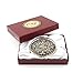 MOP Antique Round Compact Magnifying Make up Double Sided Mirror Mother of Pearl Art Arabesque