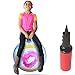 WALIKI Hopper Ball for Teens | 22-Inch Jumping Sit and Bounce Ball | Hop Ball for Outdoor Fun & Tie Dye