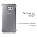 Flyeri Samsung Galaxy S6 edge Case, Mirror Smart Clear View Window Flip Case Cover For Samsung Galaxy S6 edge (4)