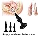 Set of 4 Silicone Toys - Stimulator Trainer Kit for Men - 4 pcs Pack Female Play - Her/Black