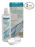 Menicon Unique pH Multi-Purpose Solution + RGP Lens Case. TWO 4 fl oz (120ml) bottles