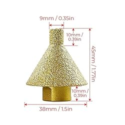 Diamond Beveling Chamfer Bit for Angle Grinders