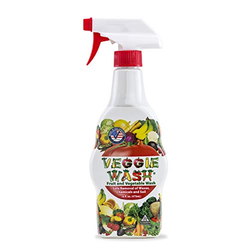 Veggie Wash Natural Fruit & Vegetable Wash, 16-Ounce Spray (Best Way To Wash Fruit)