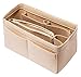 HEALTHLOVE Felt Insert Bag Organizer Purse Organizer Include Zipper Purse for Handbag Choice 3 Size (Small, Camel)