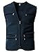 H2H Men's Active Wear Outdoor Vests Work Safari Fishing Travel Utility Summer Vest