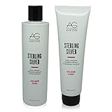 AG Hair Colour Care Sterling Silver Toning Shampoo 10oz & Conditioner 6oz Duo 