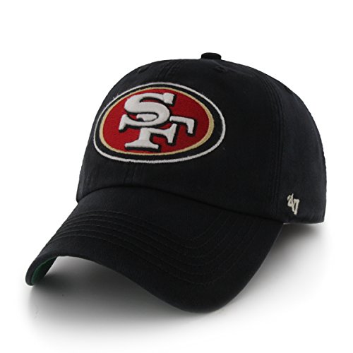 NFL San Francisco 49ers '47 Brand Franchise Fitted Hat, Black, Small