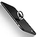 iPhone 7 Case, HUMIXX Ring and kickstand 2-in-1 cover Thin Sleek Fully Protective Matt Finish Hard Case for iPhone 7 (Black)