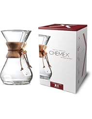 Chemex Classic Series, Pour-over Glass Coffeemaker, 8-Cup - Exclusive Packaging - CM-8A