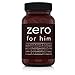 Zero for Him Dietary Vegan Fiber Supplement for Men (60ct), Fiber Pills with Psyllium Husk, Flax Seeds, and Chia Seeds for Digestive Health, for Men Seeking Clean, Fun, and Pure Night Time Play