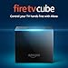 Fire TV Cube (1st Gen), hands-free with Alexa and 4K Ultra HD and 1st Gen Alexa Voice - Previous Generation