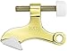 Nuk3y Hinge Pin Heavy Duty Adjustable Door Stop (6 Pack, Polished Brass)