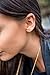 THEMONG Stud Earrings Opal Studs | 14k Gold Dipped 3mm Tiny White Round Fire Opals Studs Womens Stainless Steel Earring Pair Celebrity Approved