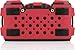 BRAVEN BRV-1M Portable Wireless Bluetooth Speaker [12 Hours][Waterproof] Built-in 2200 mAh Power Bank Charger - Red/Black