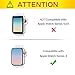 pzoz Compatible Apple Watch Series 5 / Series 4 Case 40mm Accessories Slim Guard Edge Protector Bumper Thin Full Coverage Matte Hard Cover for Women Men Compatible Apple iWatch 2018 4th Gen - Black