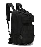 HAIXUN 30L Military Tactical Backpack for Outdoor Shooting Hunting Camping Hiking Travel, including 2 Collapsible Water Bottles