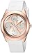 GUESS Women's Stainless Steel Silicone Casual Watch, Color: White (Model: U0911L5)