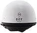 Core Helmets Deluxe Half Helmet (White, Small)