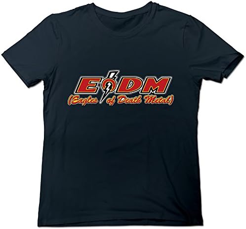 Hlopp Men's Eagles Of Death Metal Red Color Word T-shirt Black 3X