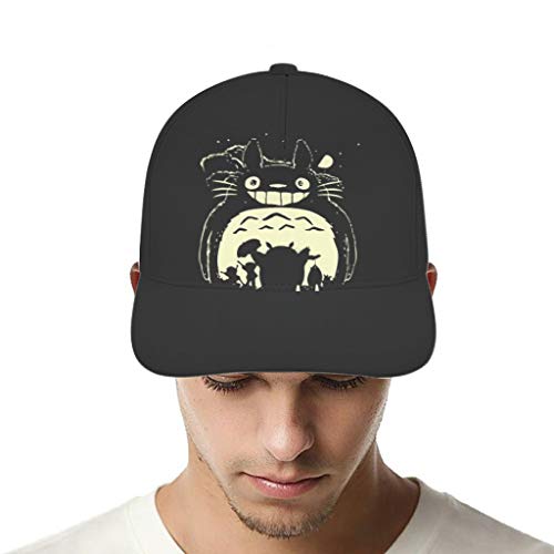 Xuanwuyi Totoro's Smile Print atmungsaktive Laufkappe für Teenager Jungen & Mädchen Outdoor Sport Sommer – Bild 3