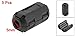 uxcell 5 Pcs Black Noise Suppressor Ferrite Core Filter for 5mm Dia Cable